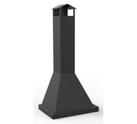 FM Cheminée métallique CB-60 pour barbecue L.70 cm P.50 cm