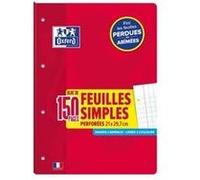 Ouch! Feuilles détachables Oxford School A4 150 p 90 g perforées 4 trous Seyes