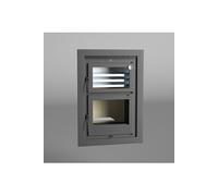 FM Four à bois encastrable HLI-100 11kW avec porte en fonte