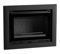 Insert FM Calefaccion FM Insert de cheminée IT-170 FK 12,6kW foyer en fonte et verre sérigraphié