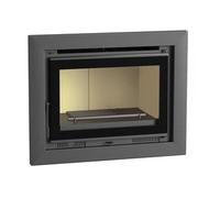 FM Insert de cheminée IT-180 K 12,8kW turbo et verre sérigraphié