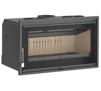 FM Calefaccion Insert à bois triple combustion en acier 14,5 kW - IZ-100K