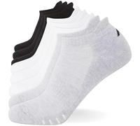 FM London Chaussettes de sport matelassées unisexes lot de 8