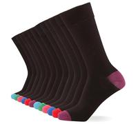 FM London lot de 12 chaussettes unisexes super douces pour mollets - Chaussettes pour hommes et femmes avec design respirant et résistant aux odeurs