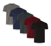 FM London Lot de 3/5 t-Shirts pour Hommes - T-Shirts de qualité supérieure avec Design légèrement ajusté