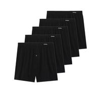 FM London Lot de 5 Boxers pour Homme Coupe Ample, Caleçon Parachute pour Homme en Coton, Sous-Vêtements 100% Coton Ultra Doux Couleurs Unies avec Braguette Boutonnée et Ceinture Extensible Confortable