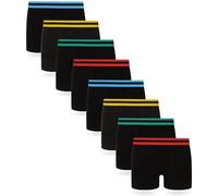 FM London lot de 8 Boxer Enfant - Boxers confortables pour enfants dans une variété de couleurs