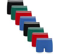 FM London lot de 8 Boxer Enfant - Boxers confortables pour enfants dans une variété de couleurs
