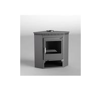 FM Poêle à bois d'angle M-105 11kW avec porte en fonte