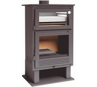 Fm Biomasa - FM Poêle à bois en acier CH-8 14kW avec four inox