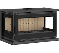 FM Poêle à bois panoramique suspendu M-103 K 13,5kW avec turbines