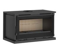 FM Calefaccion Poêle à bois double combustion en acier - 13,5 kW - M-100K