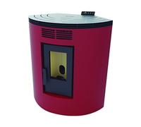 FM Poêle à granulés d'angle BP-100R 9,5kW Rouge