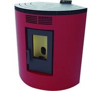 FM Poêle à granulés d'angle BP-100R 9,5kW Rouge