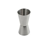 FM Professional 21423 Doseur cocktail 3 cl et 5 cl, doseur alcool inox, verre doseur cocktail, accessoire bar, doseur cuisine, verre doseur à cocktail, doseur bar, Acier inoxydable, 9 x 4,5 cm