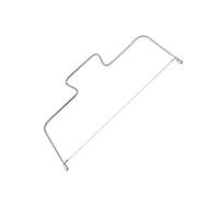 FM Professional 21556 Coupe Gâteau à Étages, Foie Gras et Génoise - Lyre à Pâtisserie en Acier Inoxydable, 32,8 x 14,5 cm