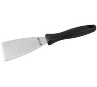 FM Professional 21731 Spatule Manche Plastique, Acier Inoxydable, Gris, 24 x 6 x 2.5 cm