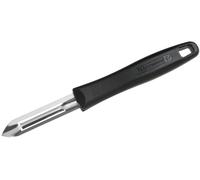 Fm Professional 21744 Couteau Économe Noir, Couteau Éplucheur, Eplucheur À Légumes, Plastique, Acier Inoxydable, 18,5x2cm Noir