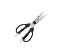 FM Professional 21812 ciseaux de cuisine, décapsuleur, ustensile de cuisine, accessoire cuisine originale, ouvre bière, gadget utile, acier inoxydable, 19 cm