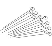 Fm Professional 22215.0 Lot de 12 brochettes, Acier, Argent