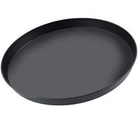 Fm Professional 8711.0 Plaque pour PIZZAIOLI/pâtisserie, Acier, Noir