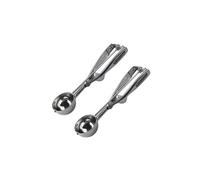 FM Professional 9308850B Set de 2 Cuillères à Glace 21 x 5 cm Inox, Compatible Lave-Vaisselle, passable