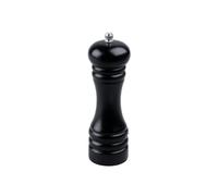 FM Professional 22531 Moulin a poivre bois noir 18 cm, moulin à poivre, moulin sel poivre, saliere et poivriere de table, moulin a poivre manuel, Bois, Céramique, 18 cm