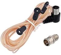 FM Radio Antenna Cable Indoor Dippole 75 Ohm Connector F Coaxial Cable Y Shape 2 m for Amplifiee Tuner HiFi System Receiver Stereo Audio Video Onkyo Denon Pioneer
