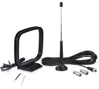 FM Radio Antenna Dab and Loop AM Indoor Telescopic for Sony Denon Pioneer Onkyo Digital Radio FM HD Amplified Stereo Bluetooth Tuner HiFi System
