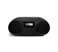 Philips Radio FM TAZ5000 - Lecteur CD, Bluetooth 5.4, USB, Batterie/Alim CA, Noir