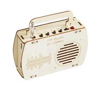 FM Wooden Radio Kit | Educational FM Radio Kit - Children Learning Toys, Early Education Aid for Classrooms, School, Home