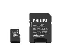 Philips Carte mémoire Micro SD FM08MP45B-10 Classe 10 8 Go Lecture 80 Mo/s Noir