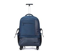 FM2018XSL Sac à dos trolley de travail, sac à dos à bandoulière avec | Valise multifonction et portable, roues pivotantes silencieuses, résistante aux éclaboussures, pour voyages et déplacements