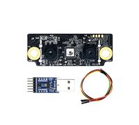 FM225 Module de Reconnaissance Faciale 3D AI Reconnaissance Hors Ligne Interface UART et USB avec Caméra Infrarouge Binoculaire Détection en Direct
