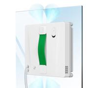 Fmart W8 Robot Nettoyage vitres, 8000Pa Robot Laveur de Vitre Automatique, Design Compact, Double Buses avec pulvérisation ultrasonique, système de Protection, Planification Intelligente du Trajet