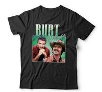 FMCA Burt Reynolds T-Shirt Smokey and The Bandit Jerry Reed Snowman Classic Retro BlackLarge
