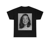 FMCA Millie Bobby Brown Shirt, British Actress Millie Bobby Brown Lovers T-Shirt BlackSmall