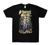 FMCA Mortuary Drape in The Eerie Cold Where All The Witches Dance, Skull, Logo Shirt BlackMedium