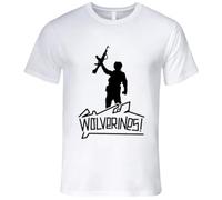 FMCA Red Dawn Wolverines Swayze Retro 80's Action Movie T Shirt WhiteXX-Large