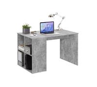 FMD Bureau avec étagères latérales 117x73x75 cm Couleur béton
