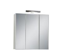 FMD furniture Armoire à Miroir, Panneau de Particules recouvert de résine de mélamine, Blanc, ca. 70 x 69 x 19 cm