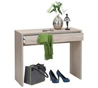FMD Möbel 362-001_ei Checker Console ou Bureau avec Tiroir Bois Chêne 100 x 40 x 80 cm