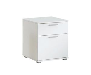 FMD Möbel 616-003 Jack 3 Chevet avec Tiroir Petit/Grand Bois Blanc 45 x 38 x 53 cm