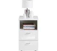 FMD Möbel 652-101E Colima 1 Up Chevet en aggloméré blanc brillant Dimensions 35,0 x 60,0 x 40,0 cm (l x h)