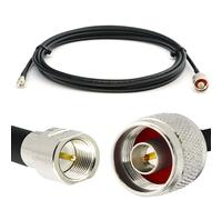 FME Mâle vers N Mâle 5m RG58 Cable Coaxial - FME â N Câble d'extension à faible perte 50 Ohm - rallonge pour Routeur Antenne LTE GSM Amplificateur 4G 5G 6G LTE Hotspot