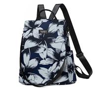 Fmeida Sac à Dos Femme Anti-vol, Petit Sacs à Main en Nylon 2 en 1 Porté Épaule pour Fille, Léger et Imperméable, Idéal pour Voyage, Shopping, Travail, Loisirs, École, Collèges