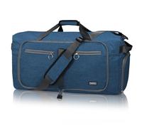 Fmeida Sac de Voyage Pliable 65L - Grand Sacs de Sport Imperméable avec Compartiment à Chaussures pour Homme et Femme, Sac Weekend Léger avec Bandoulière, Idéal pour Gym, Camping, Randonnée, Maternité
