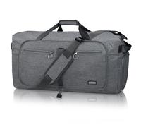 Fmeida Sac de Voyage Pliable 65L - Grand Sacs de Sport Imperméable avec Compartiment à Chaussures pour Homme et Femme, Sac Weekend Léger avec Bandoulière, Idéal pour Gym, Camping, Randonnée, Maternité