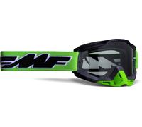 FMF Goggles PowerBomb, lunettes de protection Noir/Vert Néon Net Noir/Vert Néon Net