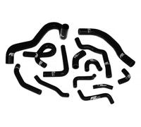 FMIC.EU Lot de 13 tuyaux de radiateur en silicone pour Honda Civic FD2 Type R K20A 2.0 (2006-2011) - 4,5 mm renforcé - 3 couches - Jusqu'à 7 bar - Résistant à la température de -60 °C à +260 °C - Noir